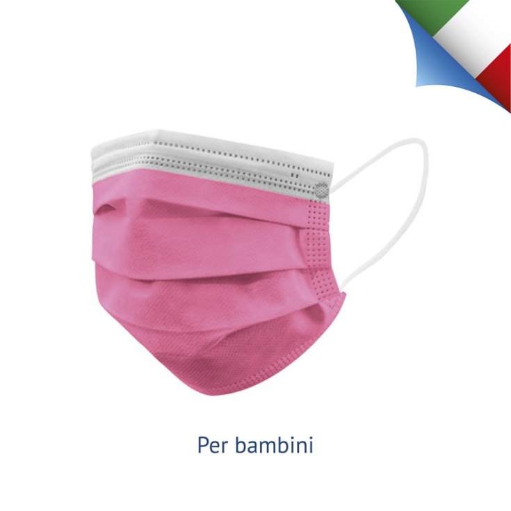 Semimaschera FFP2 NR Small Rosa Futura 10 Pezzi