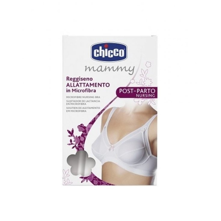 Mammy Reggiseno Allattamento Microfibra Bianco 4D Chicco 1 Pezzo