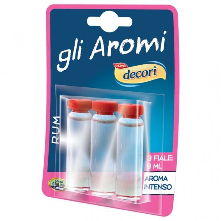 Aroma&nbsp;Rum Decor&igrave; Lo Conte 3x3ml