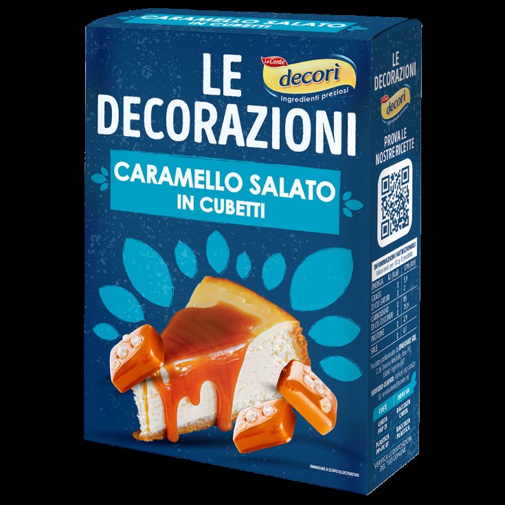 Cubetti al Caramello Salato Decor&igrave; Lo Conte 100g