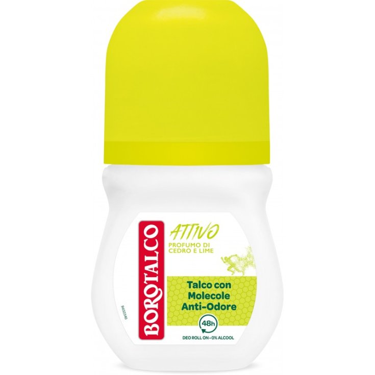 Roll On Attivo Cedro E Lime Borotalco 50ml