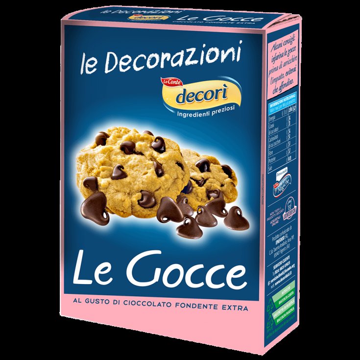 Gocce di Cioccolato Fondente Decor&igrave; 100g