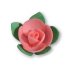 Roselline in Ostia Rosa Decor&igrave; 6 Pezzi