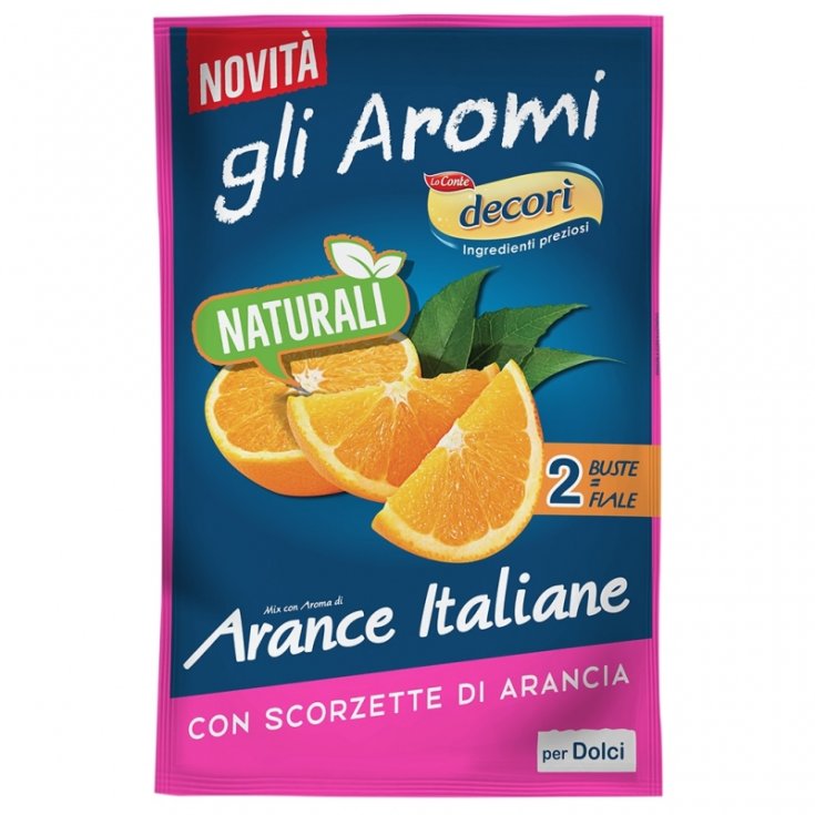 Gli Aromi Naturali Arancia Decor&igrave; Lo Conte 2x8g