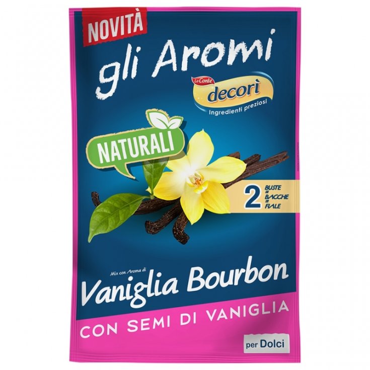 Gli Aromi Naturali Vaniglia Decor&igrave; Lo Conte 2x8g