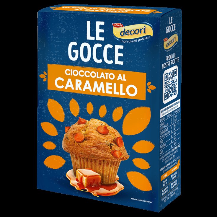 Gocce di Cioccolato al Caramello Decor&igrave; Lo Conte 100g