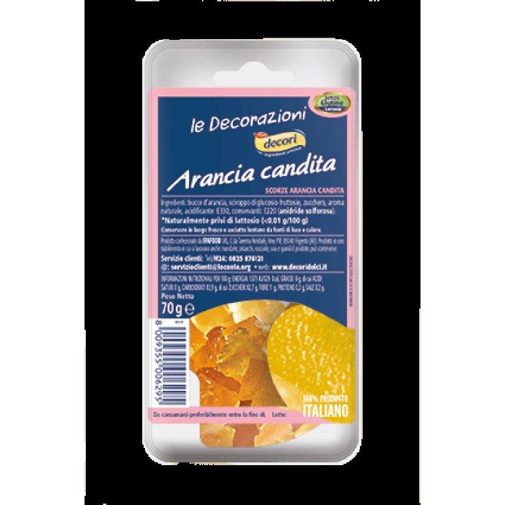 Arancia Candita Decor&igrave; 70g