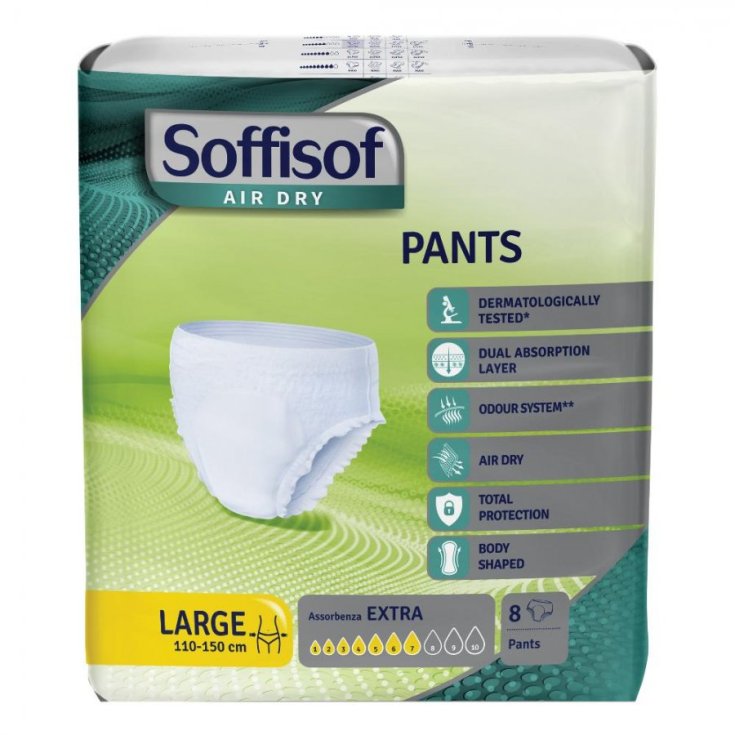 Pants Extra Large Soffisof Air Dry 8 Pezzi