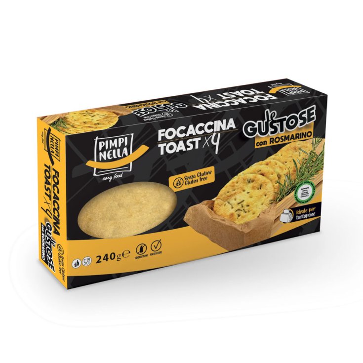 Focaccina&nbsp;Toast Le Gustose con Rosmarino Pimpinella 240g