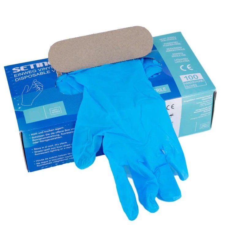 Guanti In Vitrile/Nitrile XL Setino&reg; 100 Pezzi