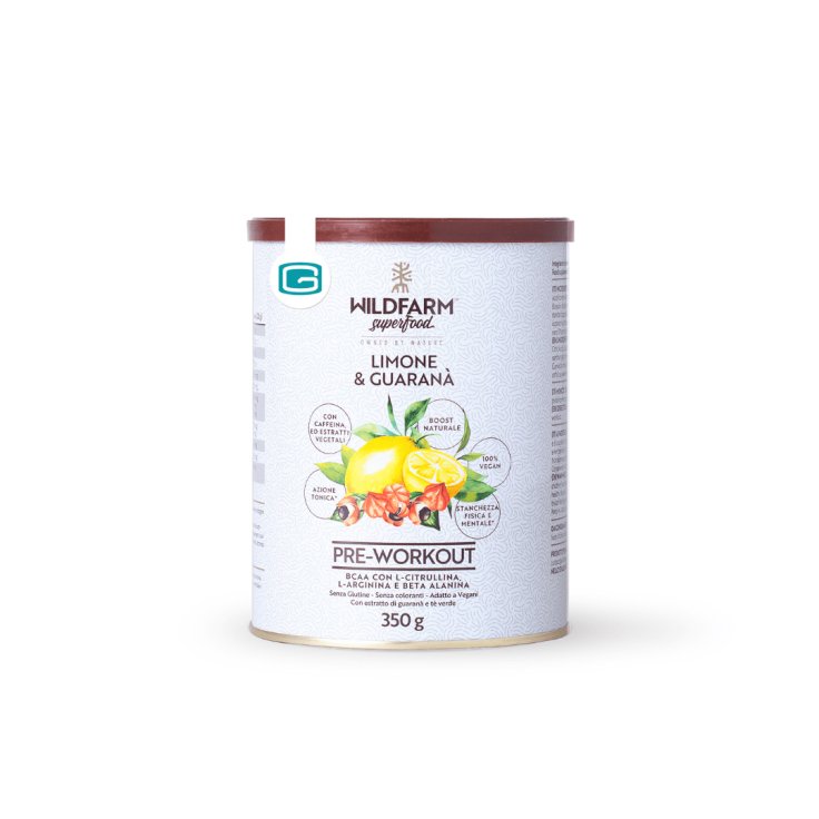 WildFarm&reg; Pre-Workout Limone & Guaran&agrave; 350g