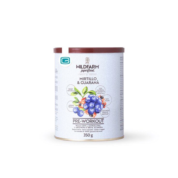 WildFarm&reg; Pre-Workout Mirtillo & Guaran&agrave; 350g