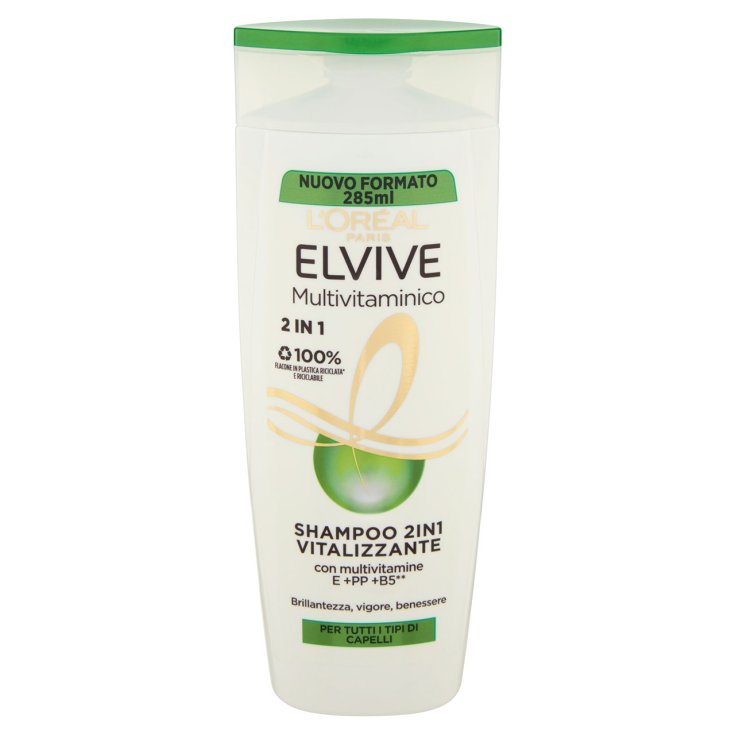 Elvive Multivitaminico Shampoo 2 In 1 L'Or&eacute;al Paris 285ml
