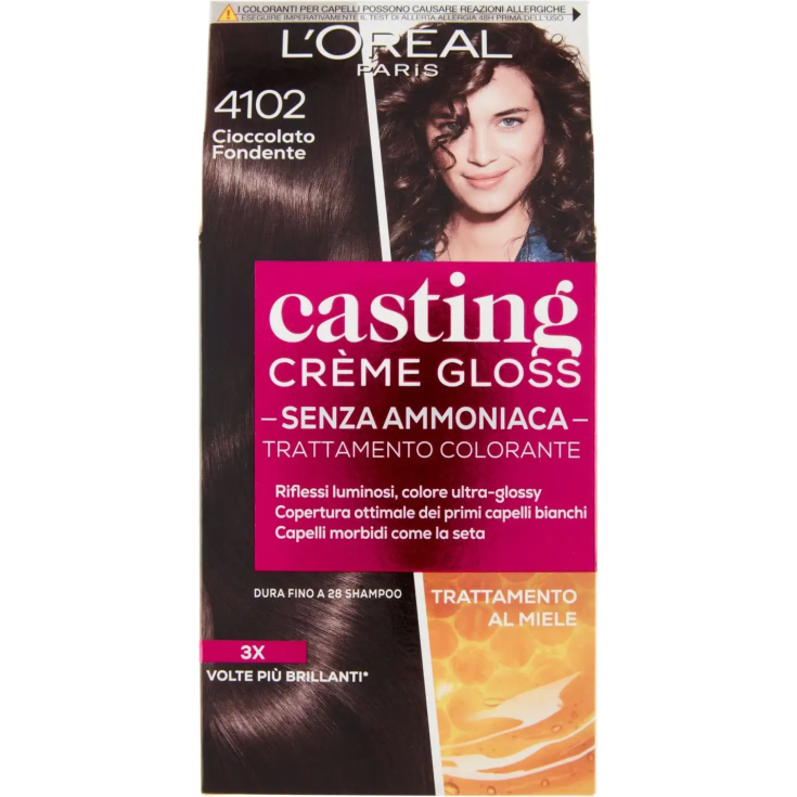 Casting Cr&egrave;me Gloss 4102 Cioccolato Fondente L'Or&eacute;al 1 Kit