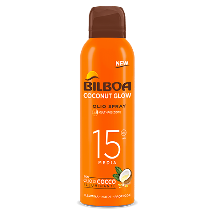 Coconut Glow Olio Spray Multiposizione Spf15 Bilboa 150ml