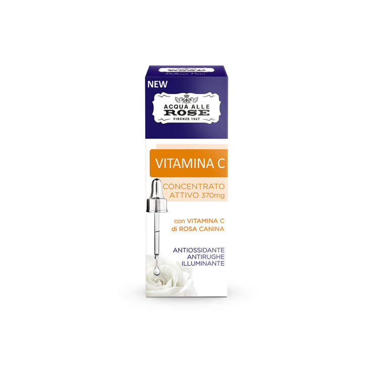 Vitamina C Concentrato Attivo 370mg Acqua Alle Rose 30ml