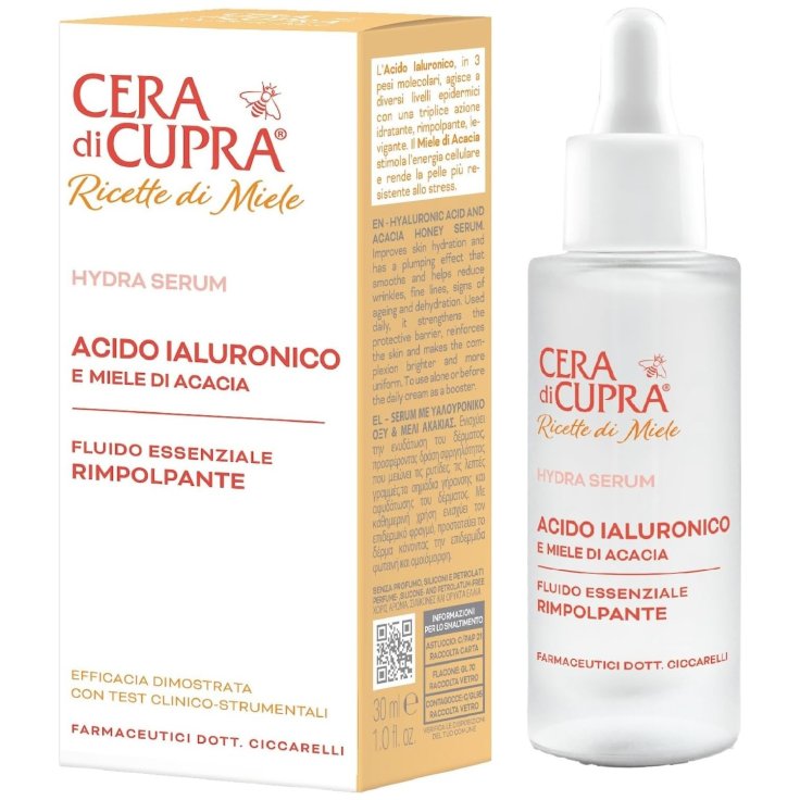 Cera Di Cupra Ricette Di Miele Hydra Serum Farmaceutici Dr. Ciccarelli 30ml