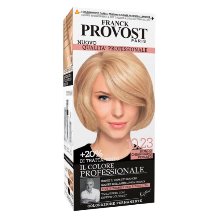 Colore Professionale 10,23 Biondo Chiarissimo Perlato Franck Provost 1 Kit