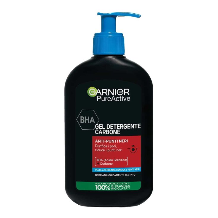 Gel Detergente Carbone Anti-Punti Neri Garnier PureActive 200ml