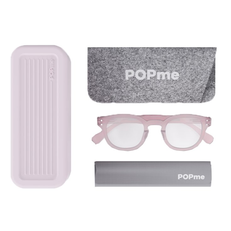 Glasses Rose Pearl +2,5 Popme