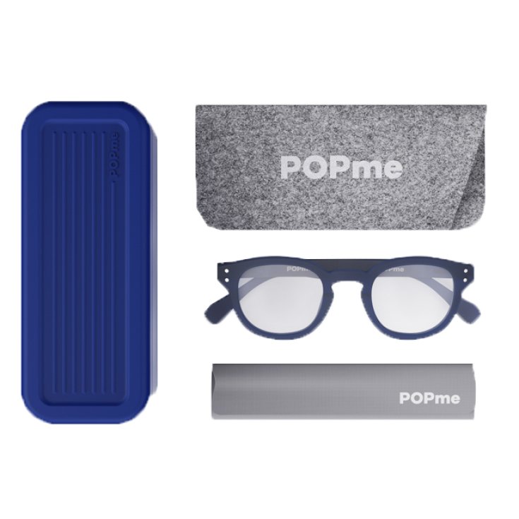 Glasses Ocean Blue +3 Popme
