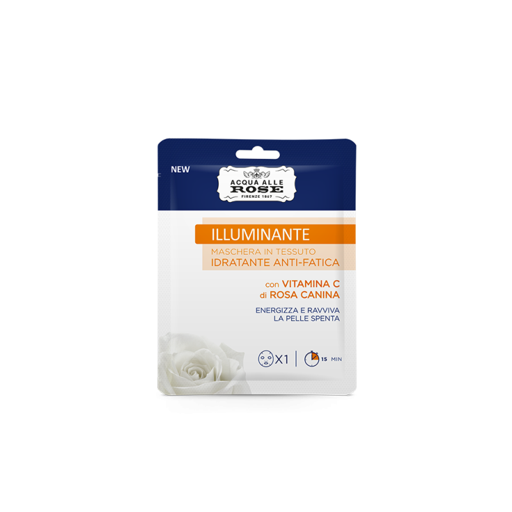 Illuminante Maschera In Tessuto Acqua Alle Rose 1x25ml