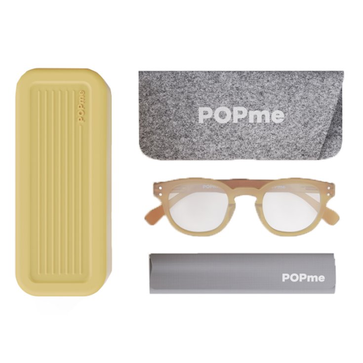 Glasses Yellow Peach +1,5 Popme