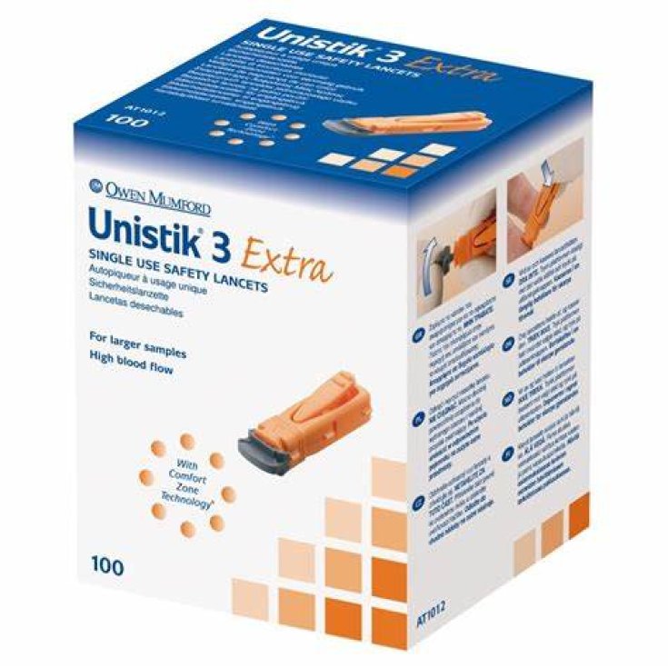 Unistick 3 Extra Owen Mumford 100 Pezzi