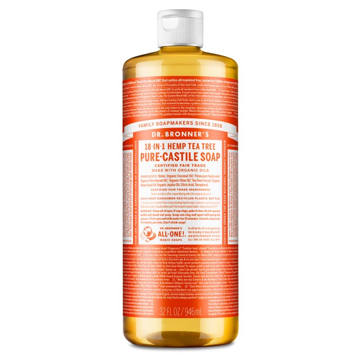 Pure-Castiglia 18 In 1 Hemp Tea Tree Dr. Bronner's 946ml