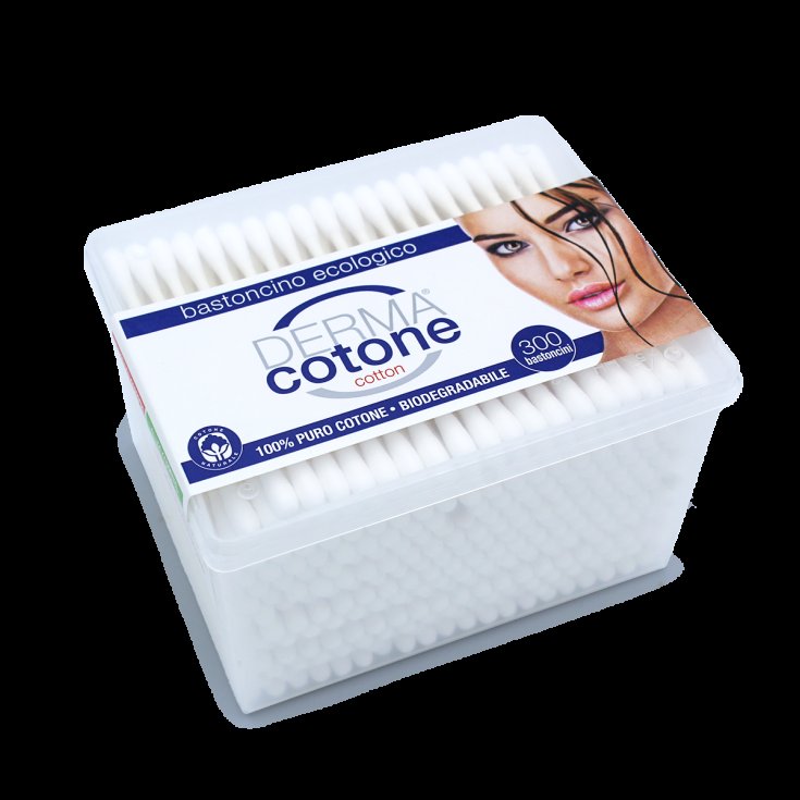 Bastoncino Ecologico Dermacotone 300 Pezzi