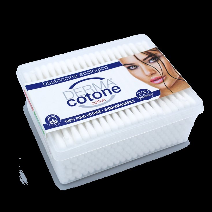 Bastoncino Ecologico Dermacotone 200 Pezzi