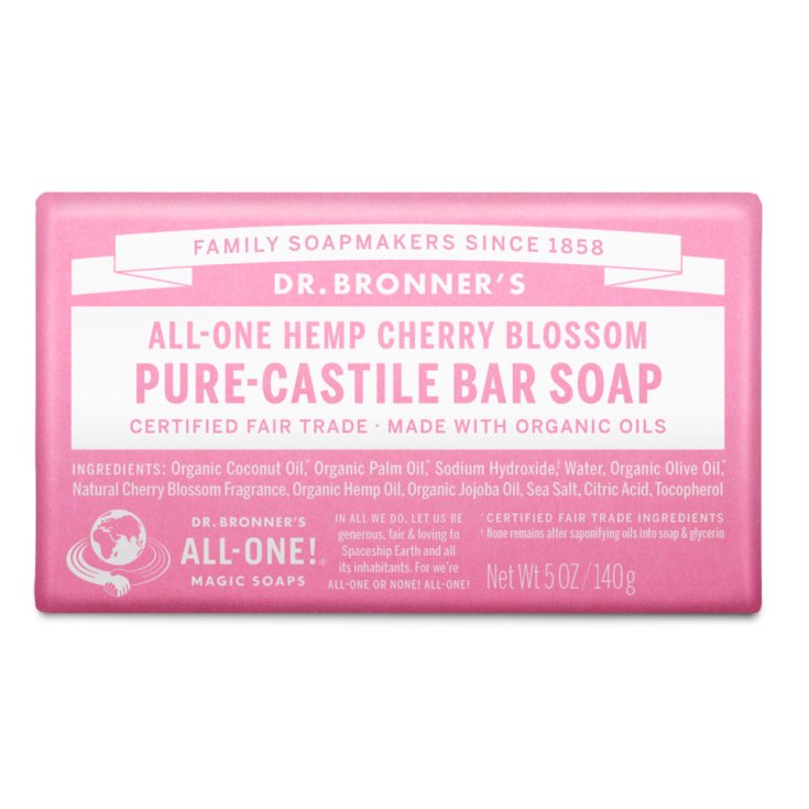 Sapone Pure-Castiglia Cherry Blossom Dr. Bronner's 140g