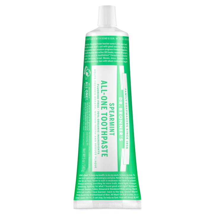 Dentifricio All-One Spearmint Dr. Bronner's 140g