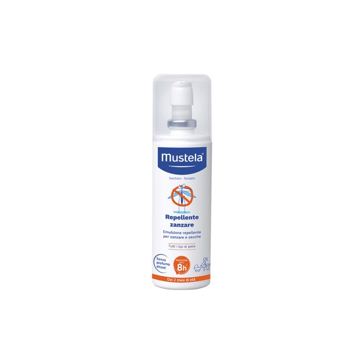 Mustela Repellente Zanzare Emulsione in Spray +2 mesi, 100ml