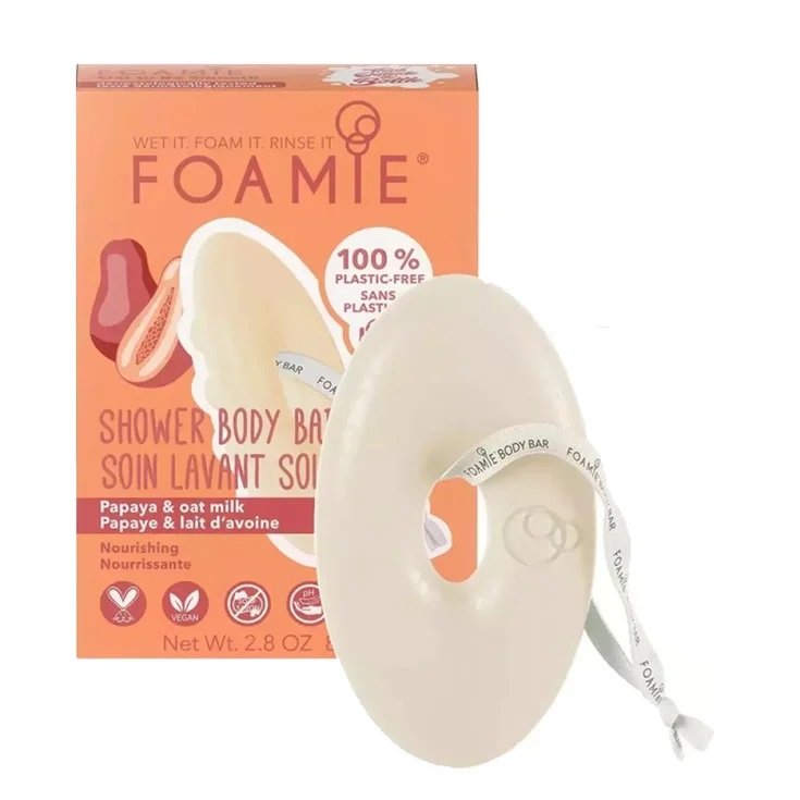 Shower Body Bar Papaya & Latte di Capra Foamie&reg; 80g