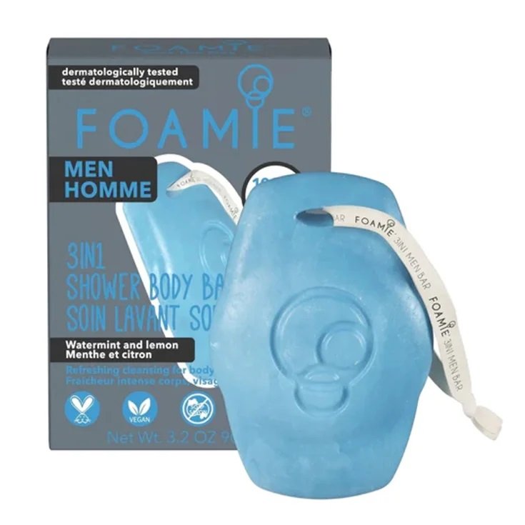 Shower Body&nbsp;Bar for Men Menta Limone Foamie&reg; 80g