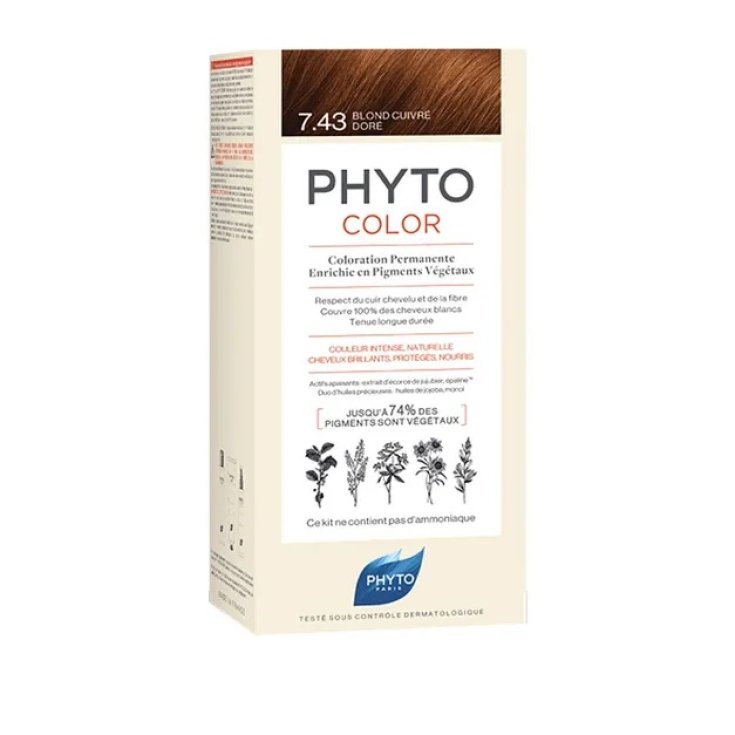 PhytoColor 7.43 Biondo Ramato Dorato&nbsp;Colorazione Permanente Phyto