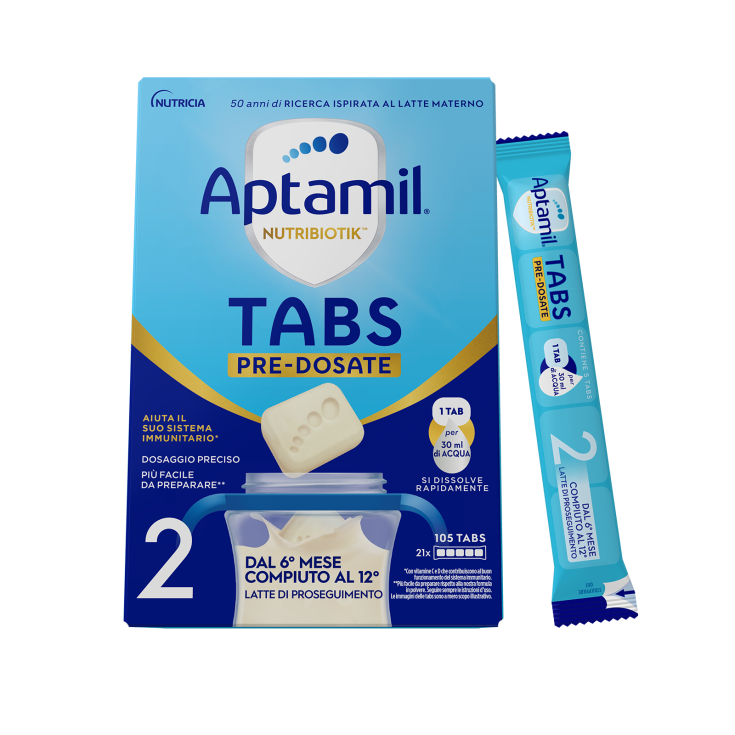 Aptamil&reg; Nutribiotik&reg; Tabs Pre-Dosate 2 Nutricia  21 Bustine