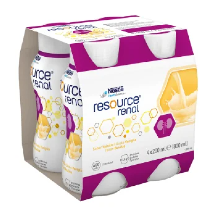 Resource&reg; Renal Vaniglia Nestl&eacute; 4x200ml