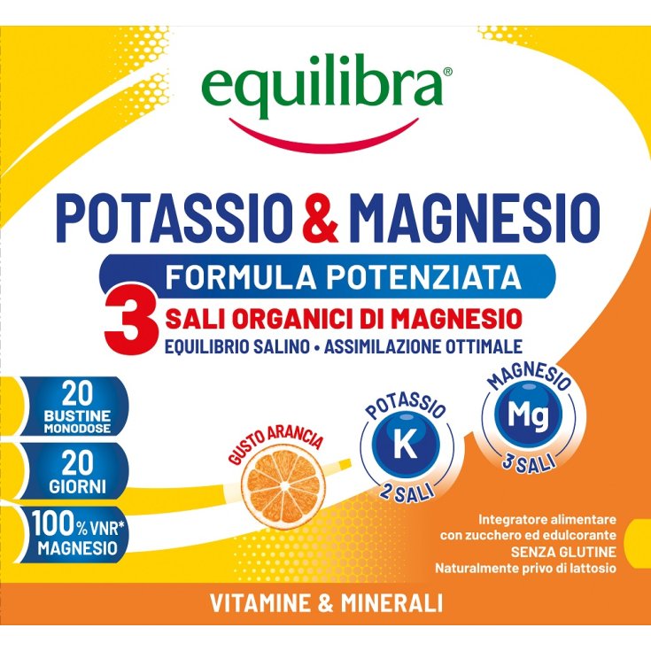 Potassio & Magnesio 3 Equilibra&reg; 20 Bustine Monodose