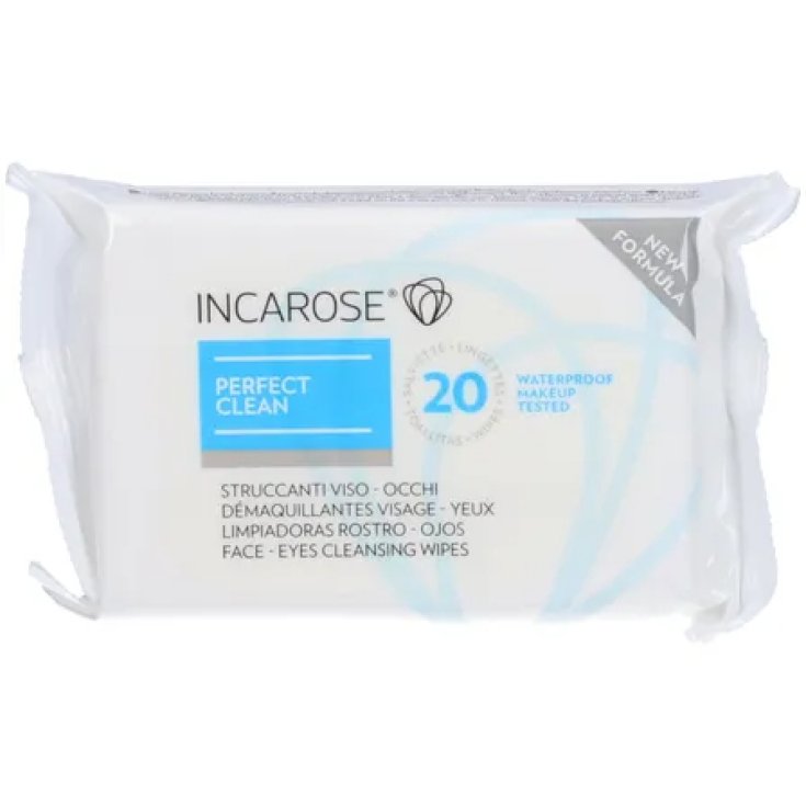 Perfect Clean Salviette Struccanti Incarose 20 Pezzi