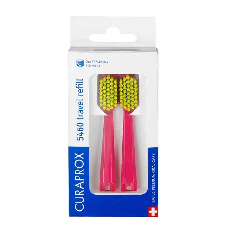 CS 5460 Travel Refill Rosso Curaprox 2 Pezzi
