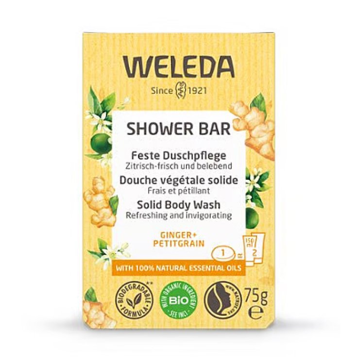 Bagno Doccia Solido Zenzero + Petigrain Weleda 75g