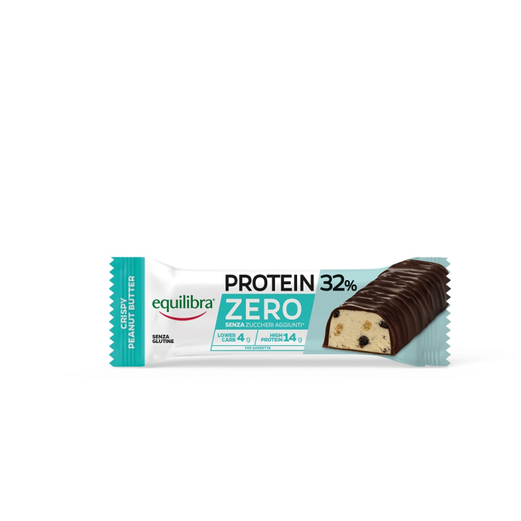 Protein 32% Zero Crispy Peanut Butter Equilibra&reg; 24x45g