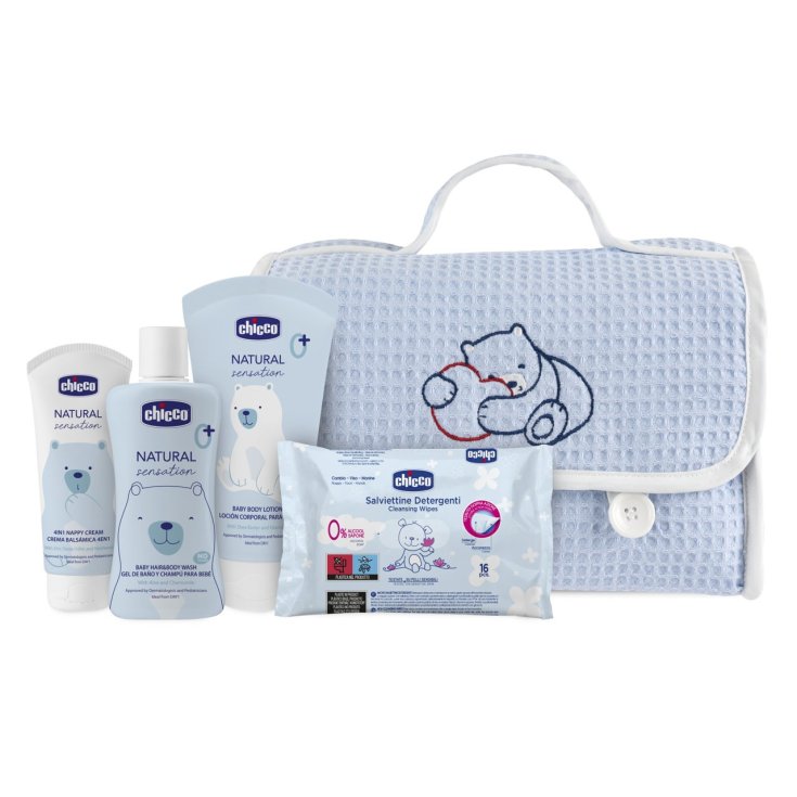 Natural Sensation Baby Cosmetic Set Azzurro Chicco&reg; Cofanetto