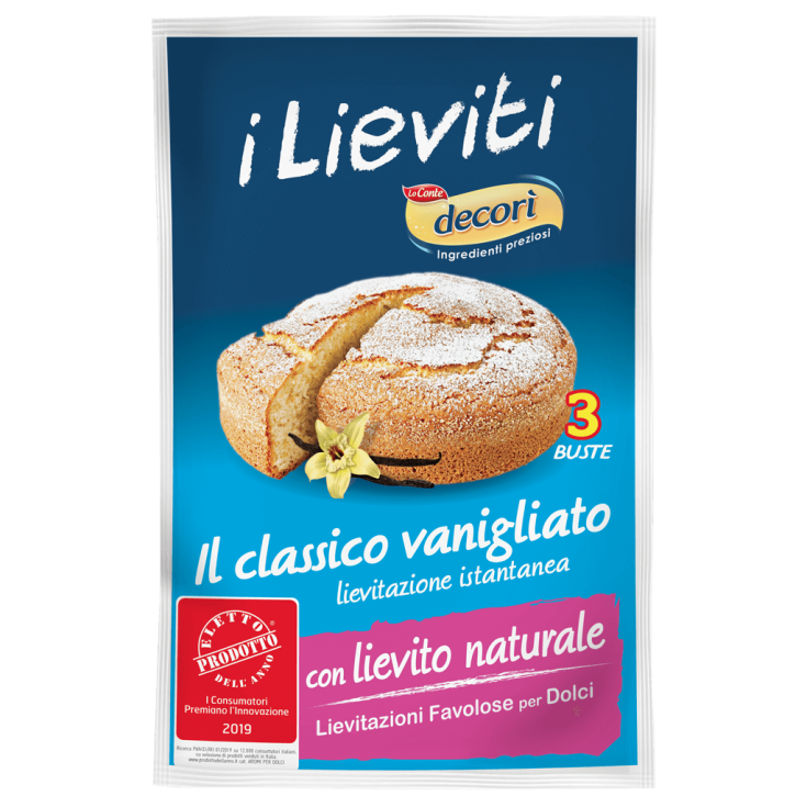 Decor&igrave; Lievito Istantaneo Vaniglia Ipafood 3x18g
