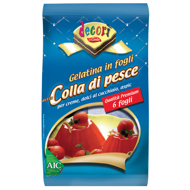 Decor&igrave; Colla Pesce Ipafood 6 Fogli 10g
