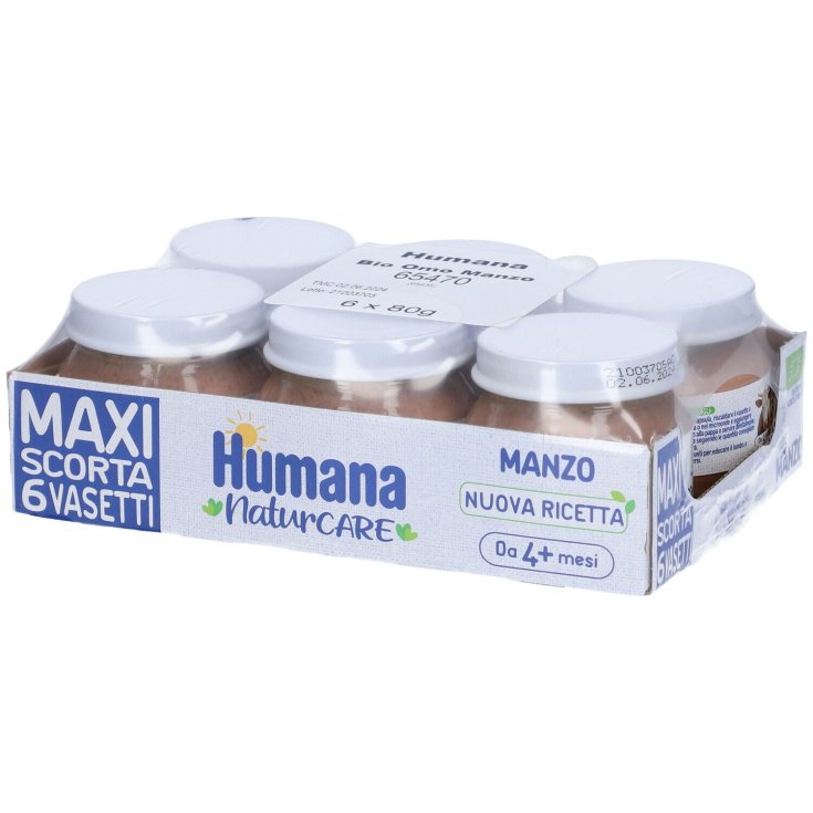 Omogeneizzato Manzo Bio Humana&reg; 6x80g