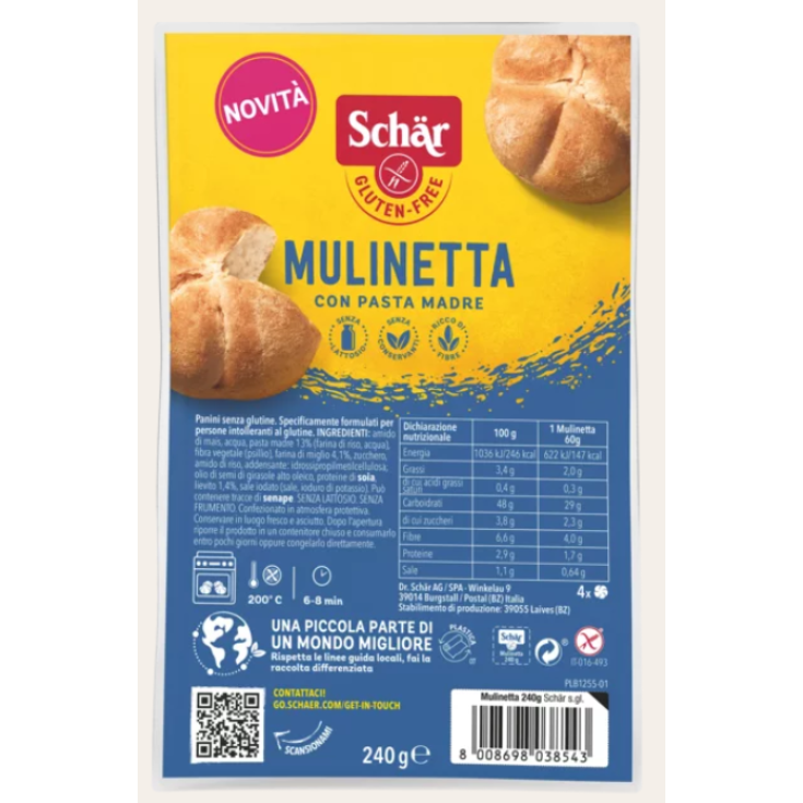 Mulinetta Con Pasta Madre Sch&auml;r 240g