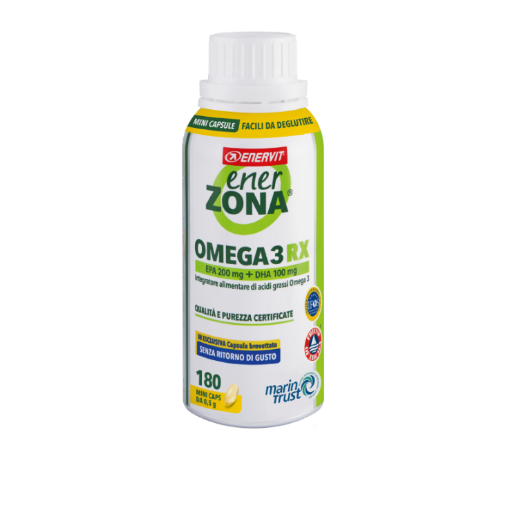 EnerZona Omega 3 RX Enervit 180 Capsule Da 0,5g EnerZona Omega 3 RX Enervit 180 Capsule Da 0,5g